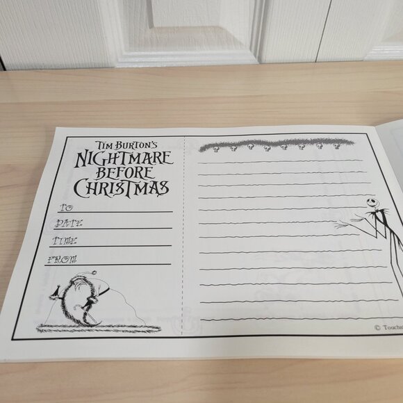 NIGHTMARE BEFORE CHRISTMAS Bundle: Zero Ghost Pup Plush & Letter Notepad Book - Picture 5 of 14